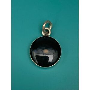 .925 Mustard Seed Sterling Silver Jewelry Charm #faith #keepsake #black onyx
